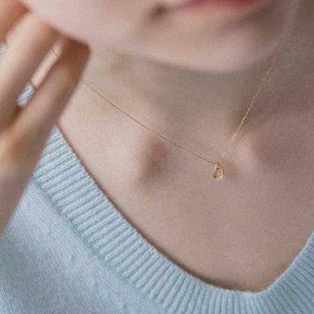 【送料無料】【ラッピング無料】ヨンドシー 4℃ EAU DOUCE４℃ アクセサリー K10イエローゴールド ネックレス ダイヤモンド_3