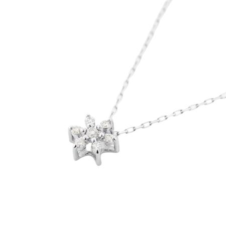 【送料無料】【ラッピング無料】ヨンドシー 4℃ アクセサリー K10ホワイトゴールド ネックレス ダイヤモンド_1