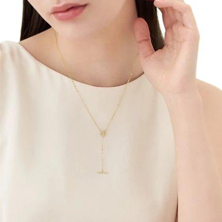 【送料無料】【ラッピング無料】ヨンドシー 4℃ Spring Collection K10イエローゴールド ネックレスの画像