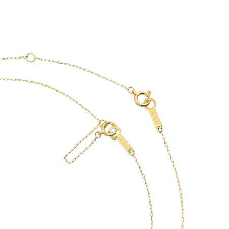 4℃（ヨンドシー） ネックレス K18イエローゴールド 一粒 シンプル