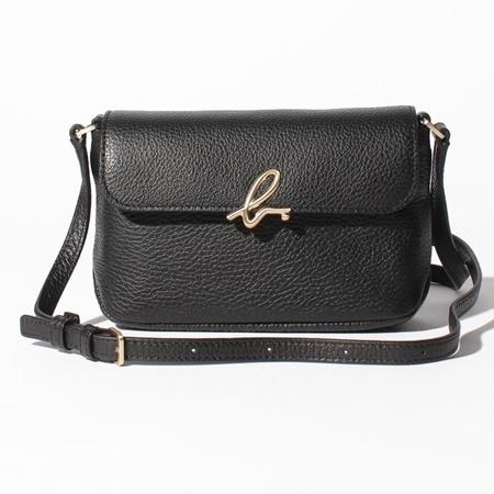 アニエスべー ショルダーバッグ マイクロショルダーバッグ ブラック  