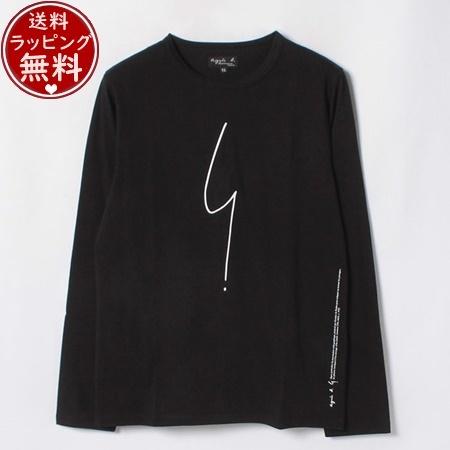 アニエスべー agnes b Tシャツ TS Tシャツ ブラック サイズ2(L)｜paris-lounge