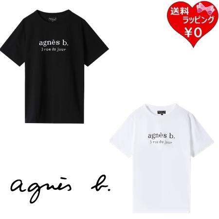 【送料無料】【ラッピング無料】アニエスベー agnes b Tシャツ 3 rue du jour ロゴTシャツ ユニセックス 綿100 ...