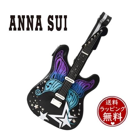 ANNA SUI アナスイ ANNASUI ショルダーバッグ AS ギター ブラック 