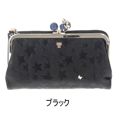 アナスイ ANNASUI 長財布 プレイングキャット 外口金ファスナー長財布 