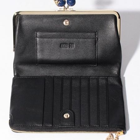 アナスイ ANNASUI 長財布 プレイングキャット 外口金ファスナー長財布 