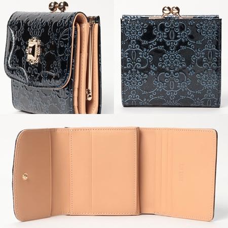 ANNA SUI（アナスイ） 折財布 ルーミー 口金二つ折り財布 : Paris
