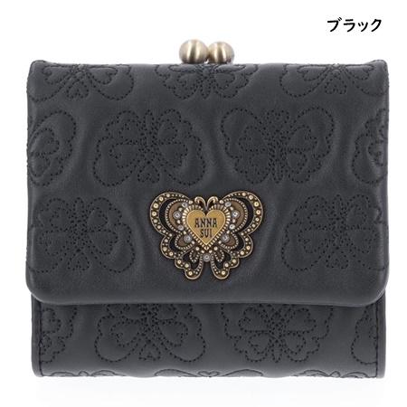 ANNASUI♡花柄　二つ折り財布 Flora