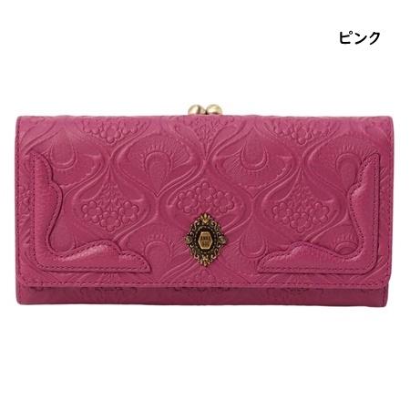 【極美品✨ノヴァ/スナップボタン】アナスイ　三つ折り財布 がま口 パープル　本革 極美品✨ノヴァ/スナップボタン】アナスイ 三つ折り財布 がま口