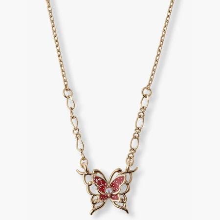 【送料無料】【ラッピング無料】アナスイ ANNASUI ネックレス イヤーカフ 誕生石カラー 1月 ガーネット 2点セット_2