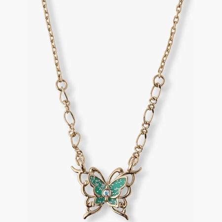 【送料無料】【ラッピング無料】アナスイ ANNASUI ネックレス イヤーカフ 誕生石カラー 5月 エメラルド 2点セット_2