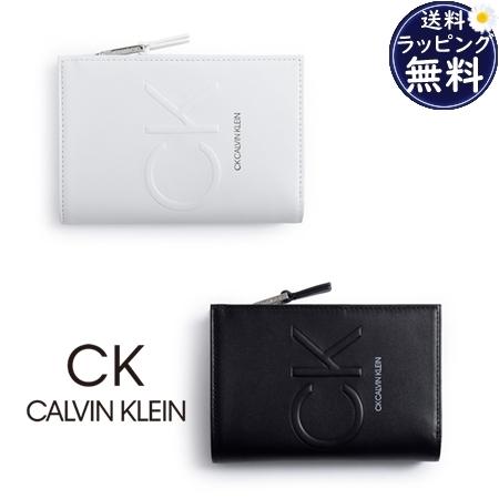 カルバンクライン CalvinKlein 折財布 ロゴス 二つ折り財布｜paris-lounge