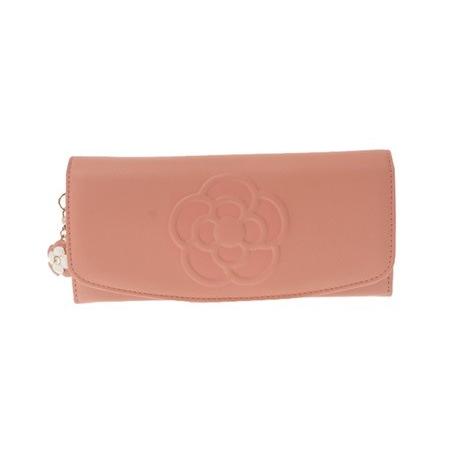 クレイサス 財布 バッグ 送料無料 正規品 新品 ギフトクレイサス 長財布　ワッフル　フラップ長財布　ピンク CLATHAS