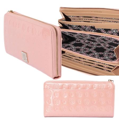 【未使用】CLATHAS クレイサス 長財布 レザー ピンク CLATHAS クレイサス 長財布 未使用品 ピンク レザー エナメル