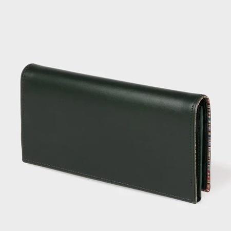 ポールスミス 長財布 マルチストライプ グリーン ブライトストライププラー 長財布（グリーン） ｜ポール・スミス