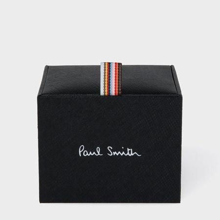 ポールスミス Paul Smith カフス ホワイトシェル 日本製 シルバー｜paris-lounge｜03