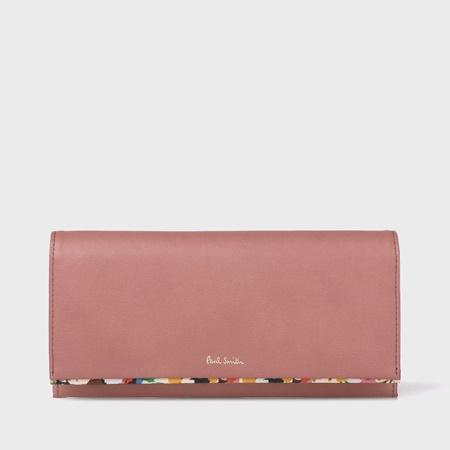 未使用 Paul Smith 長財布 マーガレットプリントトリム ピンク 財布 Paul Smith - 未使用 Paul Smith 長財布 マーガレットプリントトリム