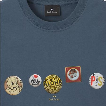【送料無料】【ラッピング無料】ポールスミス Paul Smith Tシャツ Button Budges オーガニック 綿100%｜paris-lounge｜06