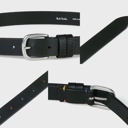 Paul Smith レザーベルト カラーステッチ 箱付き Paul Smith（ポール・スミス） 即納 【送料無料】【ラッピング無料