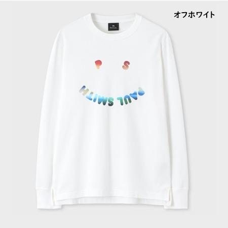ポールスミス Paul Smith Tシャツ ロンT Happy Gradation 長袖 綿100%  ブランド 正規品 新品 ギフト プレゼント 人気 おすすめ 誕生日 記念日 クリスマス 送料無料 ラッピング無料 送料無料】【ラッピング無料】ポールスミス Paul Smith Tシャツ ロンT