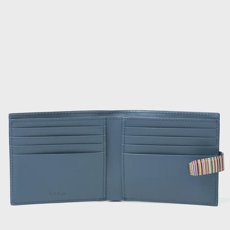 【送料無料】【ラッピング無料】ポールスミス Paul Smith 折財布 シグネチャーストライプタブ 札入れの画像