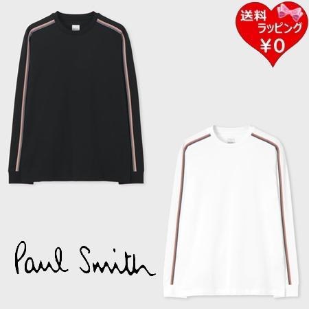 ポールスミス Paul Smith Tシャツ ロンT シグネチャーストライプテープ 長袖 ロングスリーブTシャツ 綿100％ ブランド 正規品 新品 ギフト プレゼント 人気 おすすめ 誕生日 記念日 クリスマス 送料無料 ラッピング無料 ポールスミス Paul Smith Tシャツ ロンT シグネチャーストライプテープ