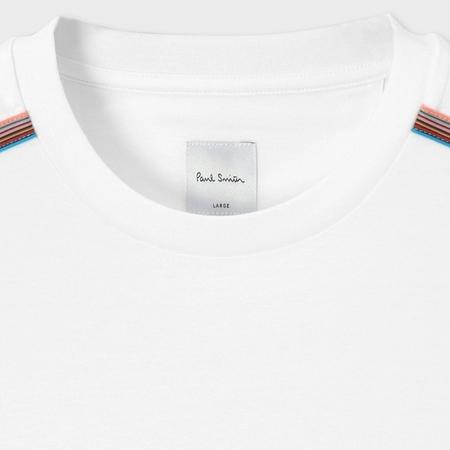 ポールスミス Paul Smith Tシャツ ロンT シグネチャーストライプテープ 長袖 ロングスリーブTシャツ 綿100％ ブランド 正規品 新品 ギフト プレゼント 人気 おすすめ 誕生日 記念日 クリスマス 送料無料 ラッピング無料 ポールスミス Paul Smith Tシャツ ロンT シグネチャーストライプテープ