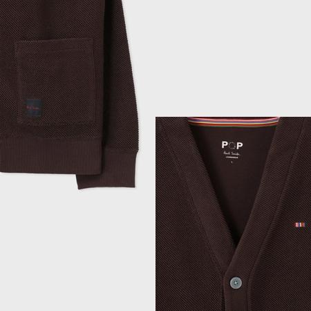 Paul Smith（ポール・スミス） カーディガン Stripe Bar インレイ 長袖
