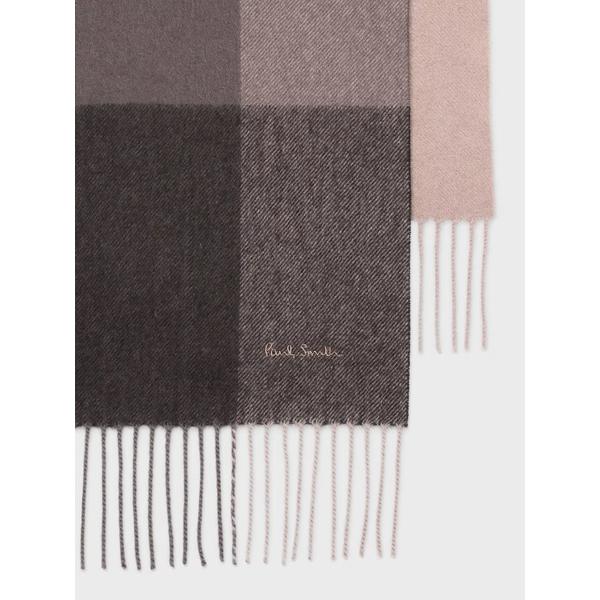 Paul Smith（ポール・スミス） マフラー ブロックチェック カシミヤ