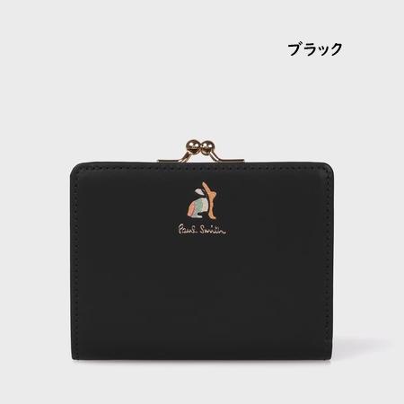 Paul Smith ポールスミス 二つ折り財布 がま口財布 デイジーレザー Paul Smith】デイジー柄が素敵☆型押しレザー がま口財布 (Paul Smith