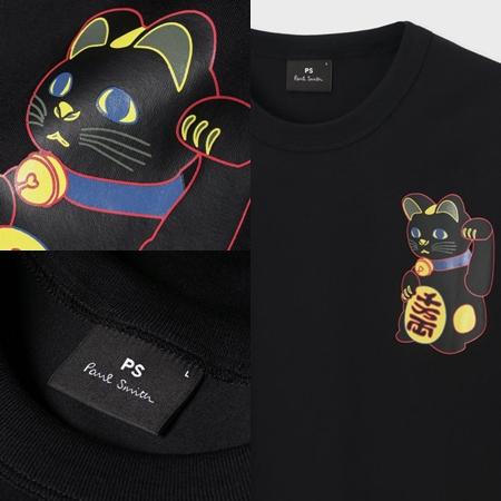 ポールスミス Paul Smith Tシャツ Manekineko 綿100% : Paris Lounge