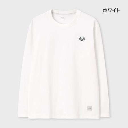 ポールスミス Paul Smith Tシャツ ロンT 長袖 Flag エンブロイダリー 
