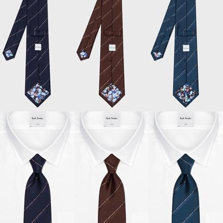 Paul Smith（ポール・スミス） ネクタイ マルチストライプ レジ