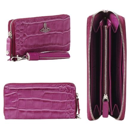 Vivienne Westwood ヴィヴィアンウエストウッド 長財布 クロコエンボス 