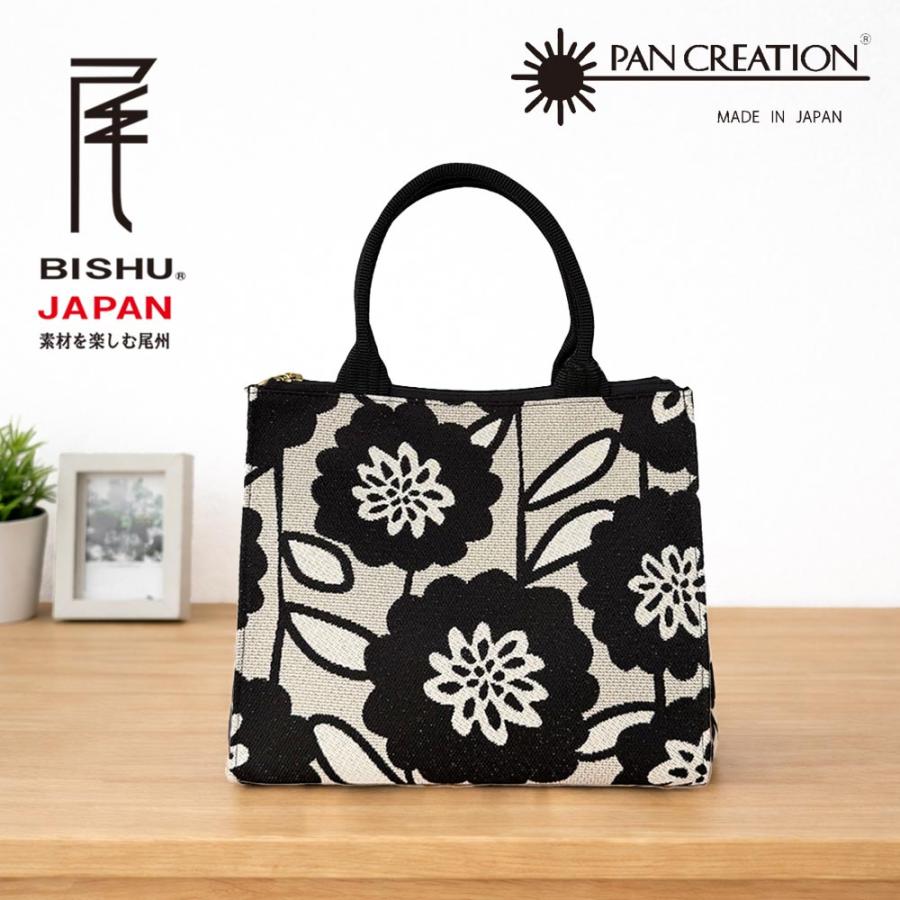フリティア トートバッグ 花柄 フラワー 手提げ バッグ 日本製 国産 尾