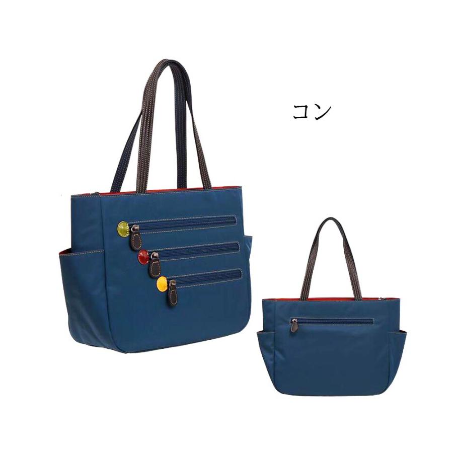 KFB レインボー トートバッグ ハンドバッグ 4色 レディース 軽い