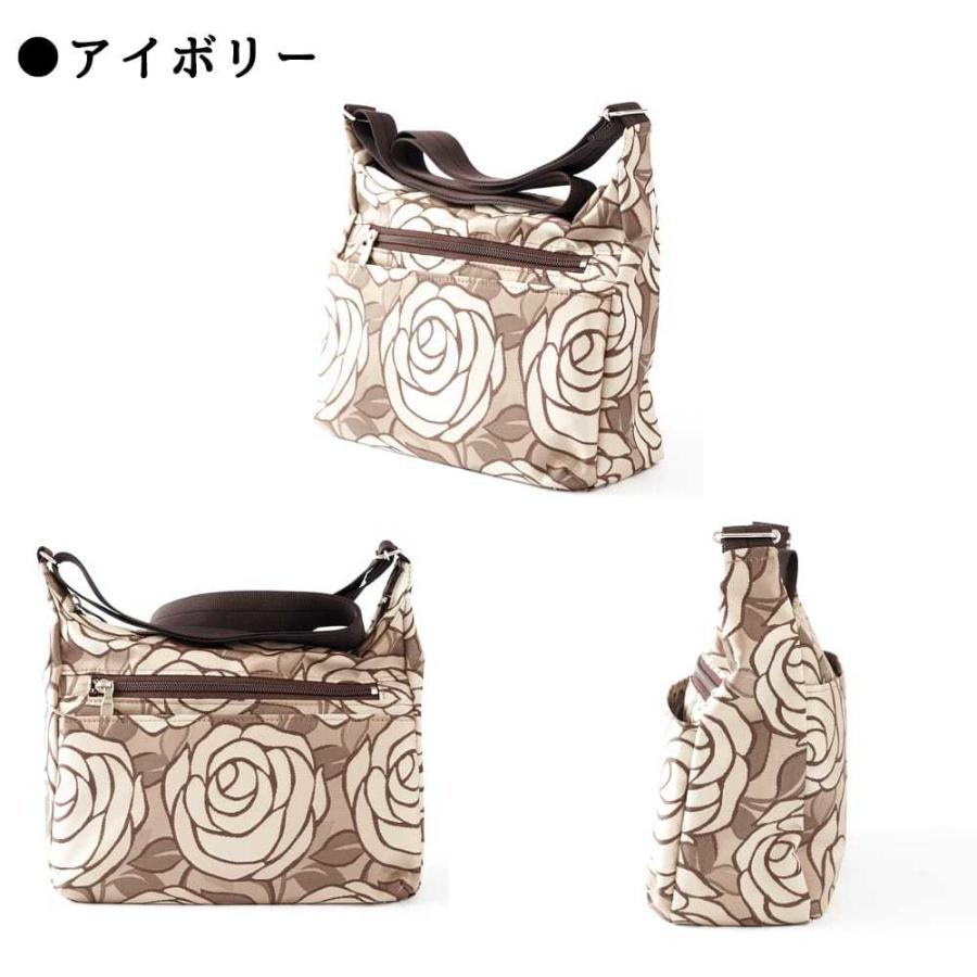 花柄 ショルダーバッグ 国産 日本製 バッグ バラ ローズ 桐生