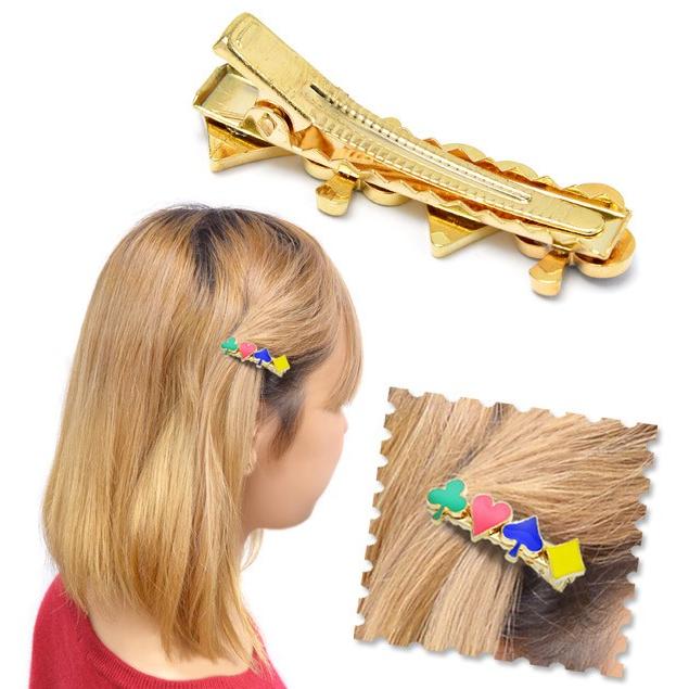ヘアアクセサリー カラフル トランプ モチーフ ヘアクリップ ギフト プレゼント Hnd0504 私の毎日アクセサリー Paris K S 通販 Yahoo ショッピング