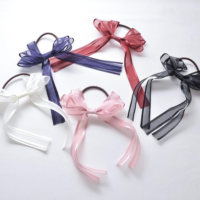 ヘアゴム りぼん リボン ロングリボン 長い シンプル 上品 可愛い ヘアアクセサリー ヘアアクセサリー ギフト プレゼント Hnd0775 私の毎日アクセサリー Paris K S 通販 Yahoo ショッピング