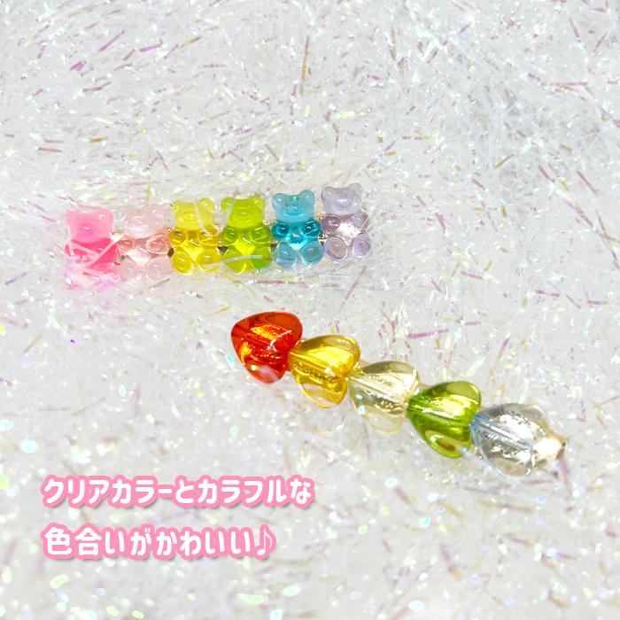 ꫛꫀꪝ【ハート柄トリプル】ベビーヘアクリップ　キッズヘアクリップ　ヘアピン キッズアクセサリー きらきら ヘアアクセサリー ハート ヘアクリップ