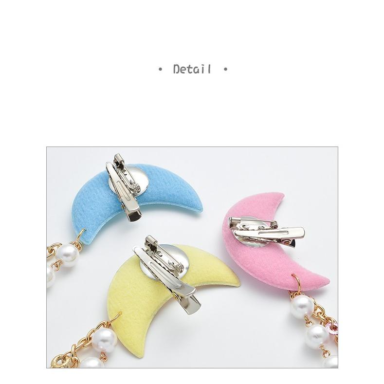 パリスキッズ ブローチ 月 スター 2WAY 子供 キッズ 三日月 ギフト