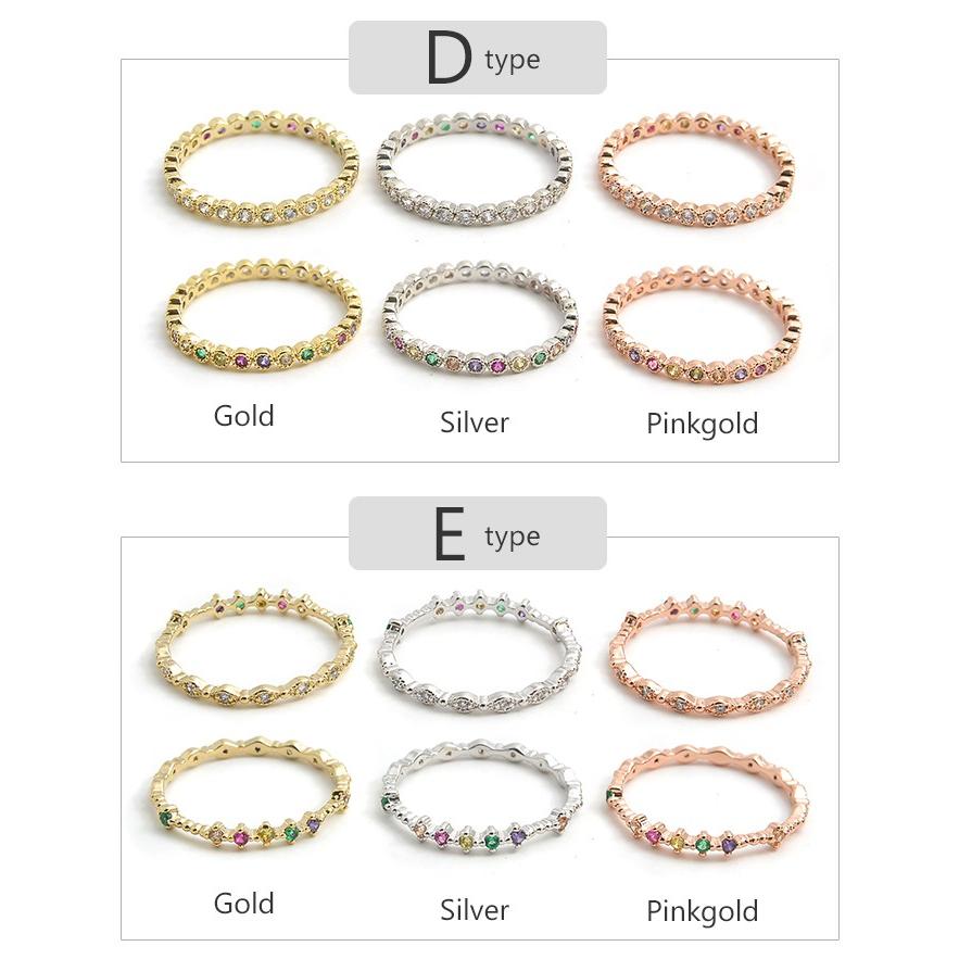 リング 指輪 リバーシブル ２way 両面 キュービック ジルコニア ハート 星 スター ゴールド シルバー ピンクゴールド レディース ギフト プレゼント | パリスキッズ | 15