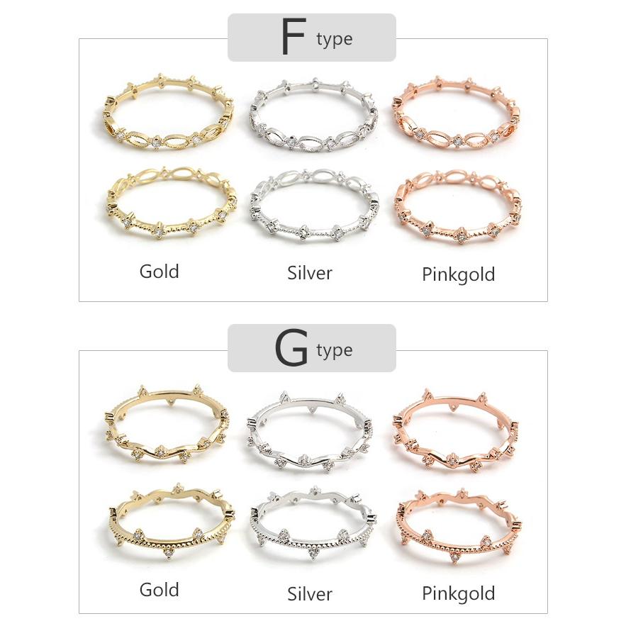 リング 指輪 リバーシブル ２way 両面 キュービック ジルコニア ハート 星 スター ゴールド シルバー ピンクゴールド レディース ギフト プレゼント | パリスキッズ | 16