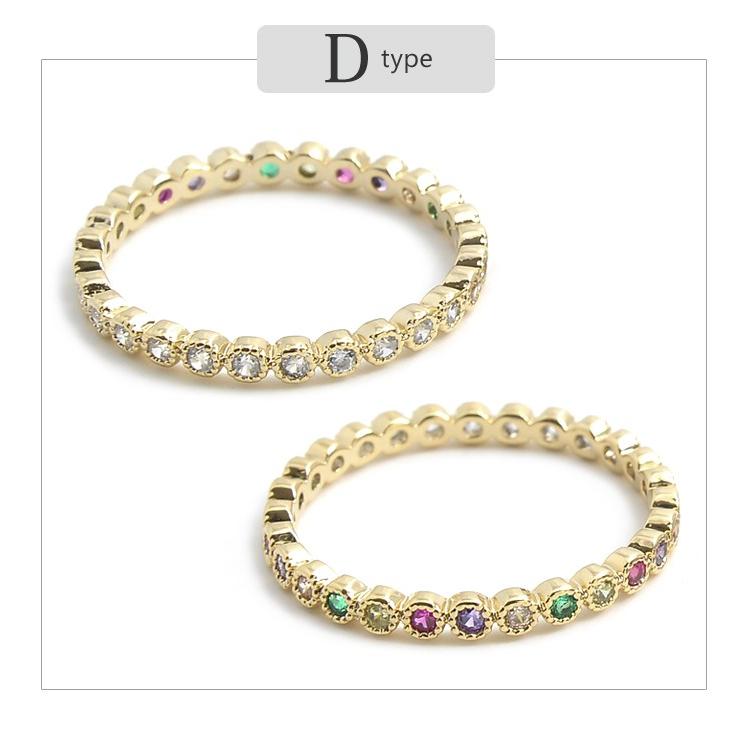 リング 指輪 リバーシブル ２way 両面 キュービック ジルコニア ハート 星 スター ゴールド シルバー ピンクゴールド レディース ギフト プレゼント | パリスキッズ | 07