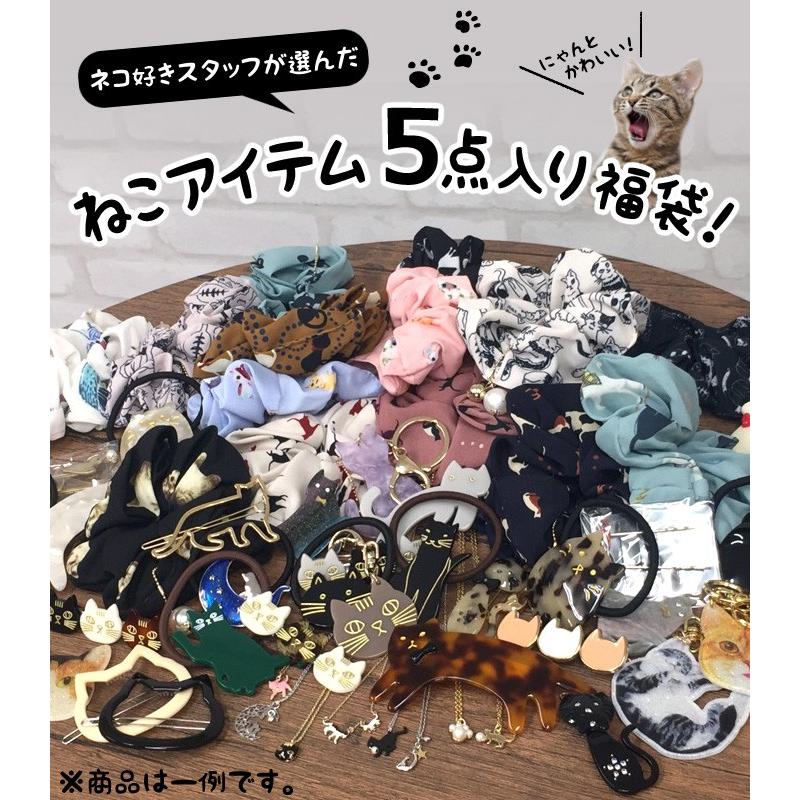 格安人気 福袋 猫 ねこ ネコ アクセサリー アクセ キャット にゃんこ 黒猫 ヘアアクセ ネックレス ねこぶくろ ギフト プレゼント Aynaelda Com