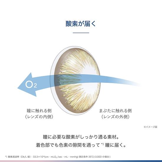 コンタクトレンズ アキュビュー ディファイン モイスト ラディアントチャーム 30枚×2箱 送料無料 カラコン  SIZE14.2mm BC8.5mm 1日使い捨て｜parismiki｜08