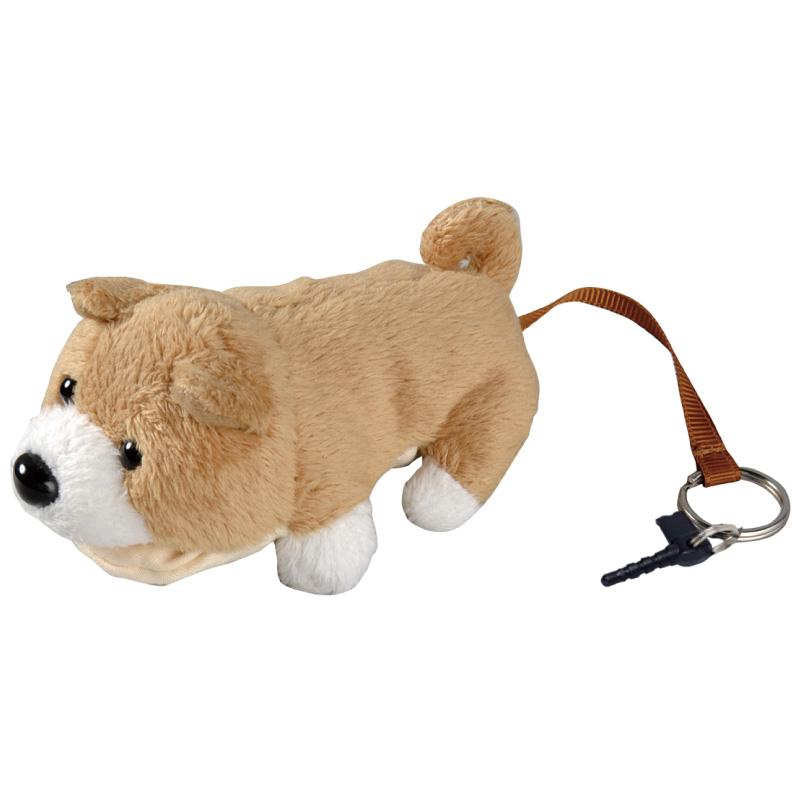 アニマルクリーナードッグ 柴犬 メガネ拭き ストラップ 動物 犬