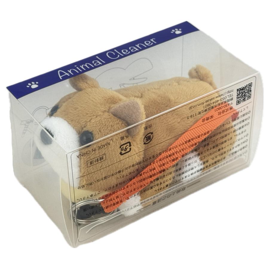 アニマルクリーナードッグ 柴犬 メガネ拭き ストラップ 動物 犬