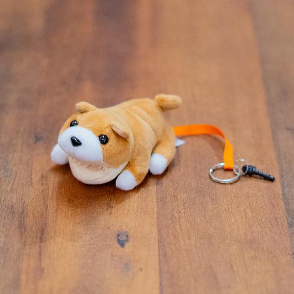 アニマルクリーナードッグ 柴犬 メガネ拭き ストラップ 動物 犬