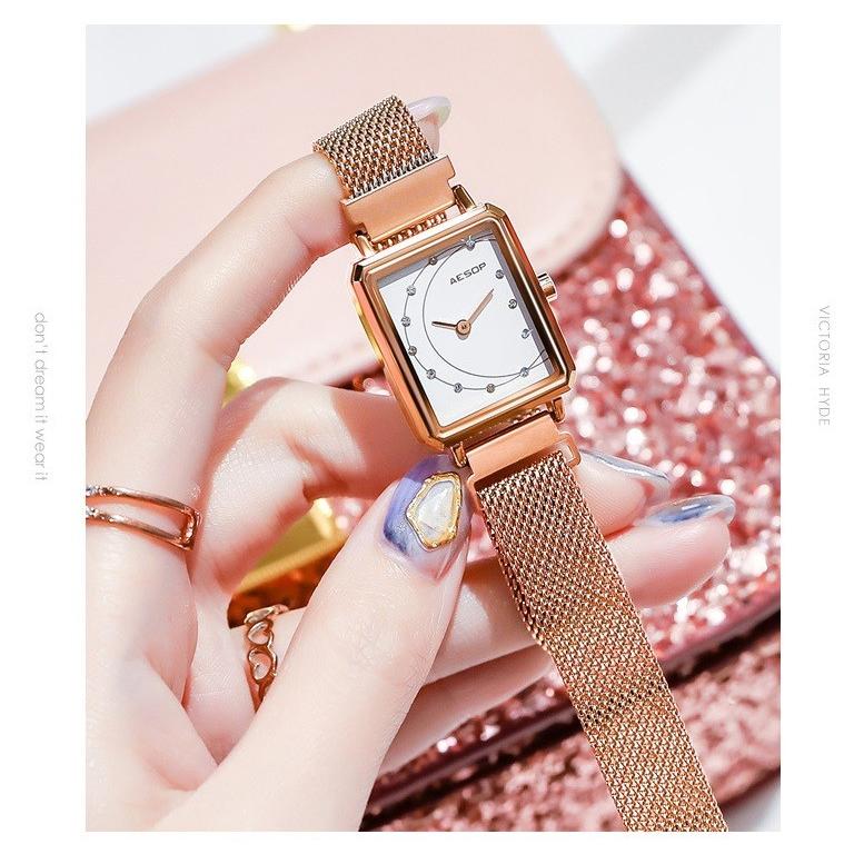 Aesop 腕時計 時計 レディース 女性用ウォッチ ダイヤモンド 